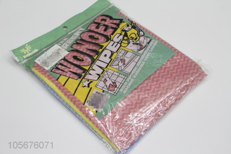 Professional suppliers printed absorbent kitchen cleaning cloth wipes