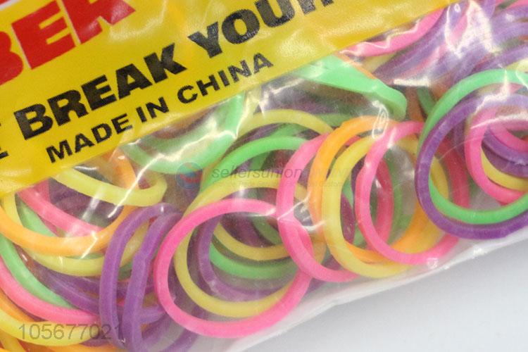 Good Sale 250 Pieces Multipurpose Rubber Band Colorful Elastic Band