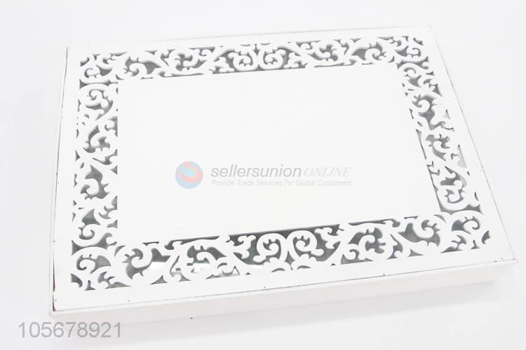 Factory Export Flower Pattern MDF Board Salver for Food