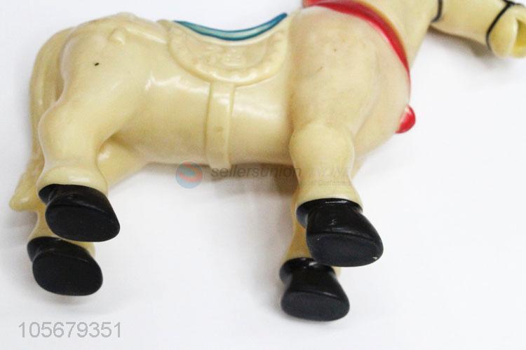 Cheap wholesale horse shape dog sound toy pet rubber toy