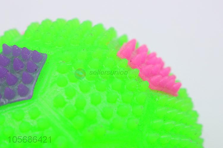 Good Sale Colorful Flashing Spiky Bouncy Ball Kids Toy Ball