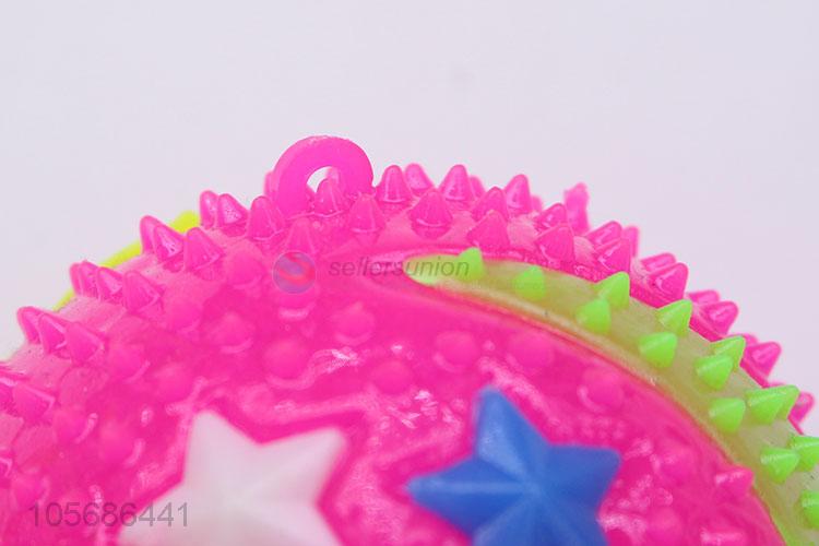 New Design Colorful Yoyo Flashing Spiky Bounce Ball Massage Ball