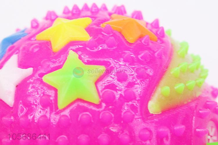 New Design Colorful Yoyo Flashing Spiky Bounce Ball Massage Ball