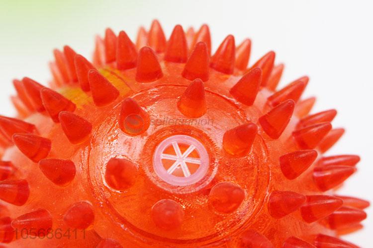 Unique Design Colorful Flashing Spiky Bouncing Ball Toy Ball