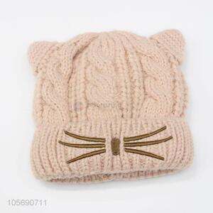 Low Price Cartoon Winter Warm Knitting Hat for Children