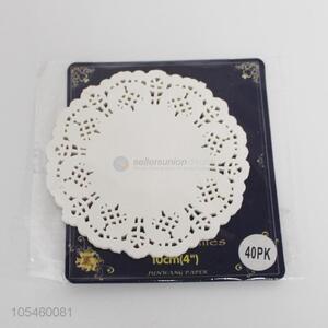 Direct factory wholesale disposable round lace paper doilies