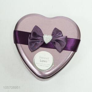 Nice Heart Design Tinplate Box for Sale