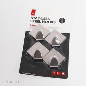 New Arrival 4PC Stainless Steel Sticky Hooks