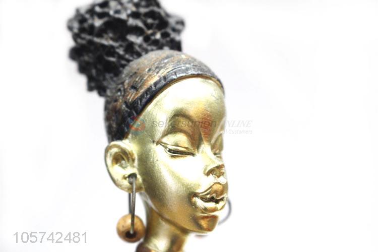 Made In China Wholesale African Woman Statue for Home Decor