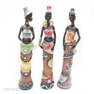 Wholesale Unique Design Home Decoration Beauty African Lady Statue