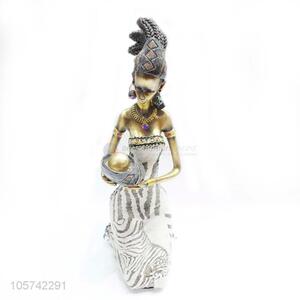 Bottom Price Art Crafts Beautiful African Woman Statue with Baby