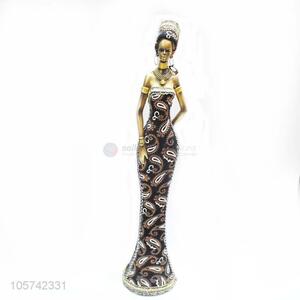 Suitable Price Modern Abstract Resin Craft African Women Figurine