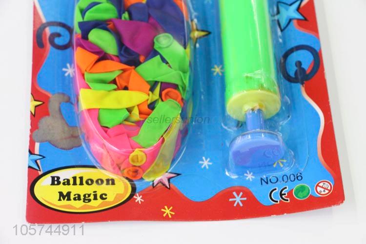 Custom Party Decoration Latex Balloons With Hand Pumps Set
