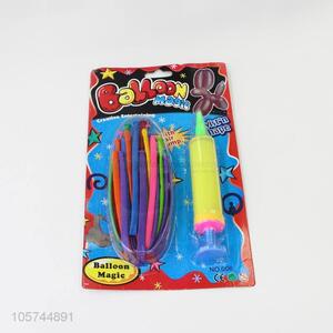 Wholesale Colorful Balloons With Hand Pumps Set