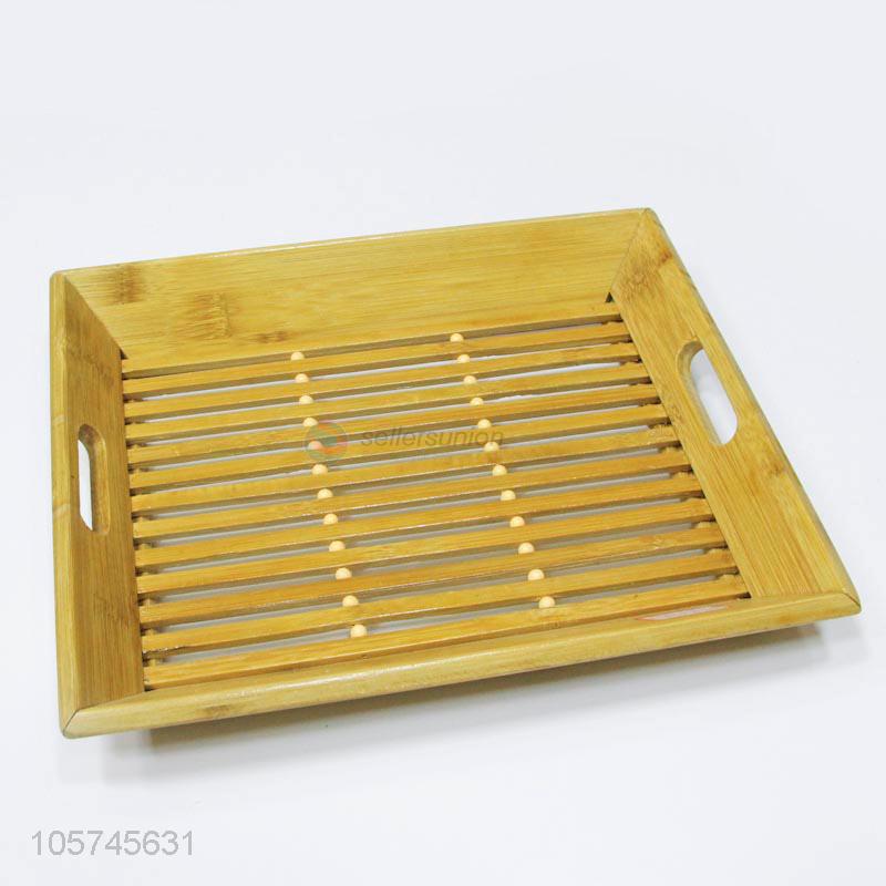 Details about   THY COLLECTIBLES Bamboo Breakfast Tray Food Buller Serving Tray With Handles...