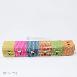 Factory sales bamboo curtain style jewelry box jewelry case
