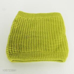 Wholesale apple green acrylic knitted winter neck warmer