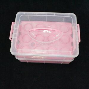 Factory Hot Sell Two Layers Cake Box for Sale