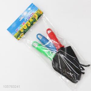 Cheap professional small gardening tools set iron shovel/rake/trowel