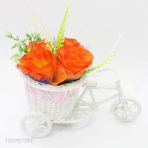 Best Sale Small Bike Flower Vase andArtificial Flower