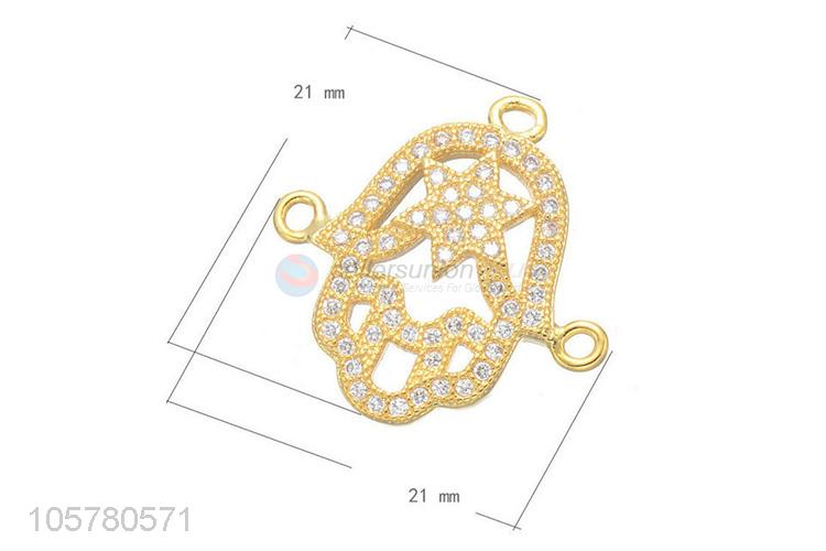 Hot Selling Inlay Zircon Jewelry Parts Fashion Accessories