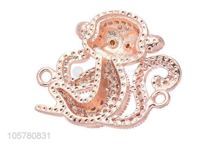 Good Quality Cartoon Monkey Inlay Zircon Jewelry Accessories
