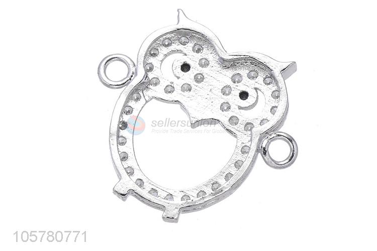 Factory Supply Owl Shape Inlay Zircon Jewelry Accessories