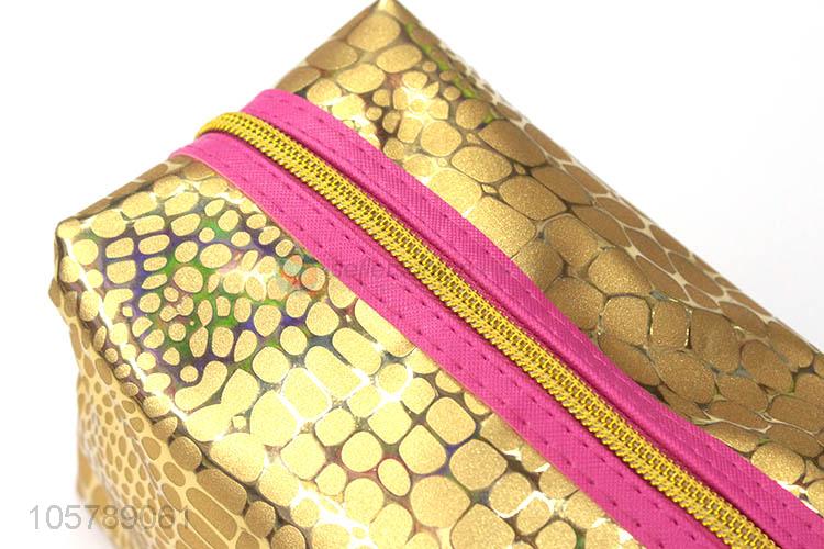 Yiwu factory custom bicycle pu travel makeup bag beauty bag