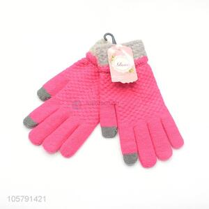 Fashion Winter Warm Gloves Ladies Touchscreen Gloves