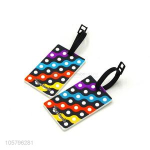 Good Quality Colorful Soft PVC Luggage Tag