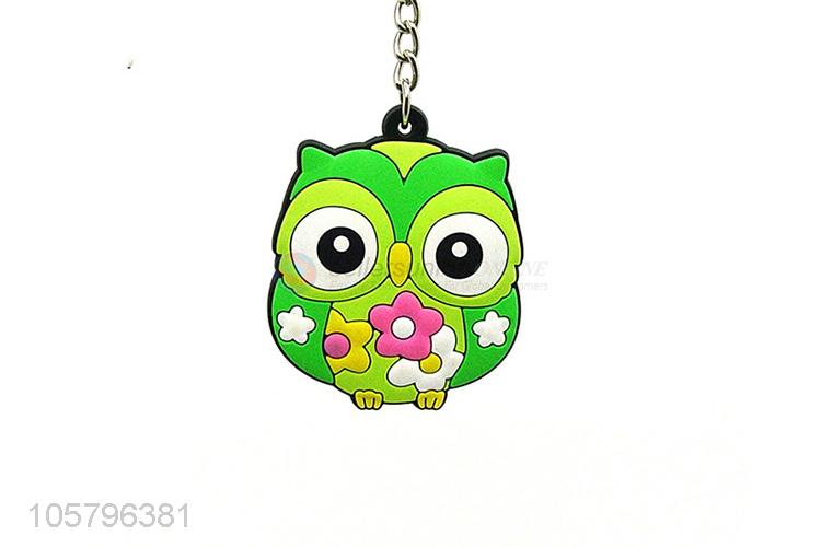 Wholesale Cartoon Owl Soft PVC Key Chain