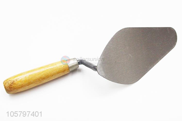 Manufacturer custom steel bricklaying trowel with wooden handle