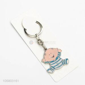 China Supply Keychain Zinc Alloy Baby Pattern Key Ring