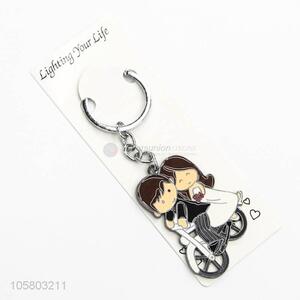 Promotional Item Charm Groom and Bride Pattern Keyring Bag Pendant