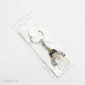 Factory Promotional Fashion Jewelry Accessories Little Girl Pattern Key Chain