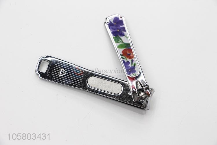 Best Quality Stainless Steel Flower Printing Nail Clipper