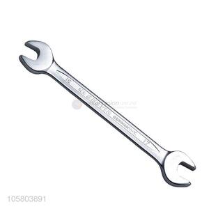 Low price chrome-vanadium steel frosted surface two heads open-end wrench