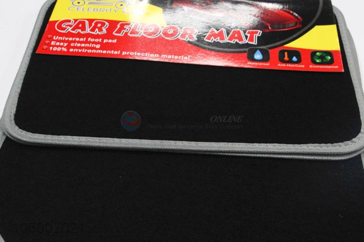 Promotional custom pvc car floor mats with aluminum film