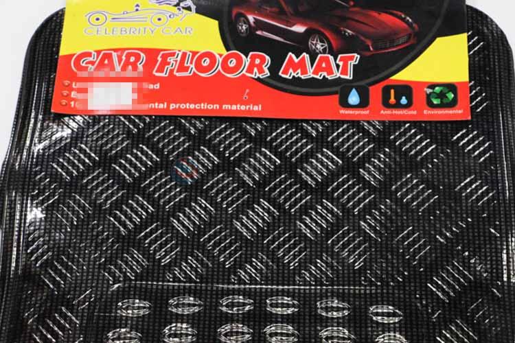 Wholesale anti-slip pvc car floor mat with aluminum film