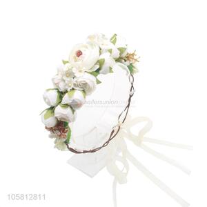 Hot Selling Fashion <em>Garland</em> Simulation <em>Flower</em> Hair Band