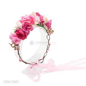 New Arrival Simulation <em>Flower</em> <em>Garland</em> Hair Band Fashion Accessories