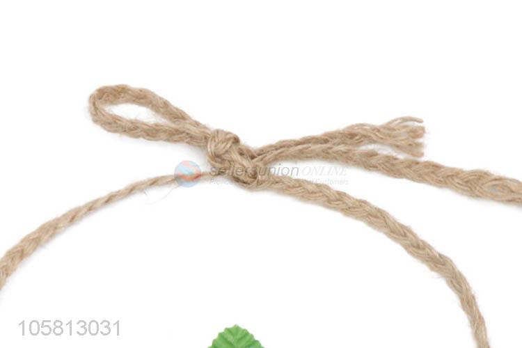 Good Quality Cloth Art Flower Hemp Rope Head Band For Children