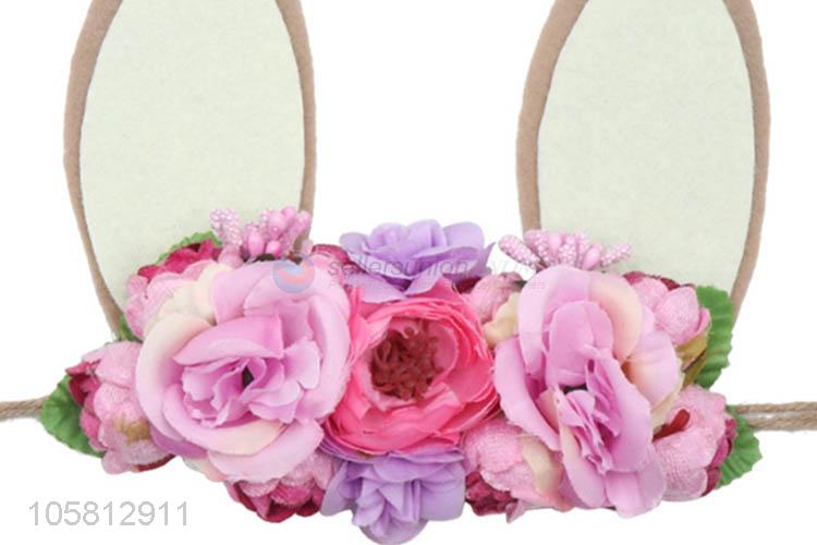 Good Quality Colorful Simulation Flower Design Hair Band