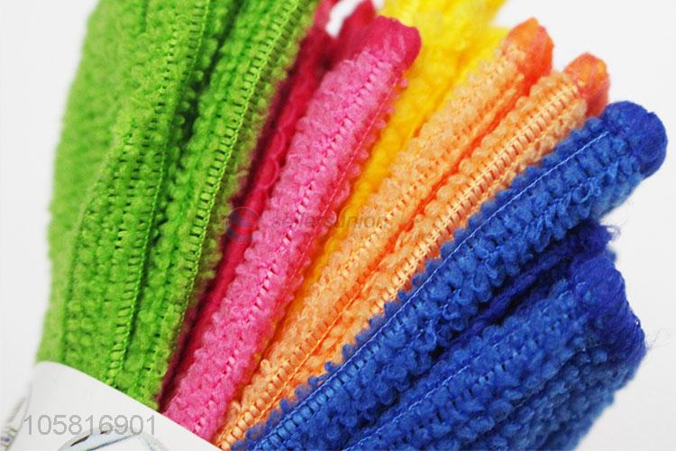 Unique Design  5pcs Soft Microfiber Cleaning Towel