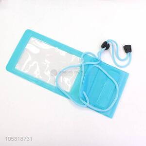 Delicate Design Colorful Plastic Phone Waterproof Bag With Rope