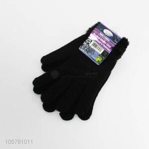 High quality adult acrylic knitted winter gloves