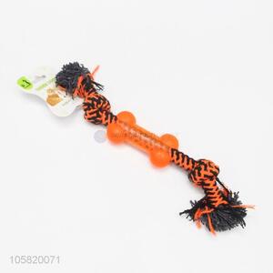 Wholesale Colorful Pet Chew Toy Dog Cotton Rope Toy