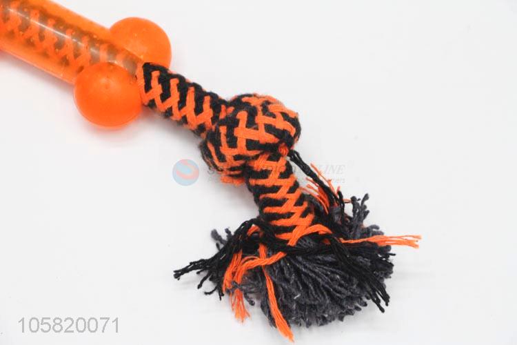 Wholesale Colorful Pet Chew Toy Dog Cotton Rope Toy