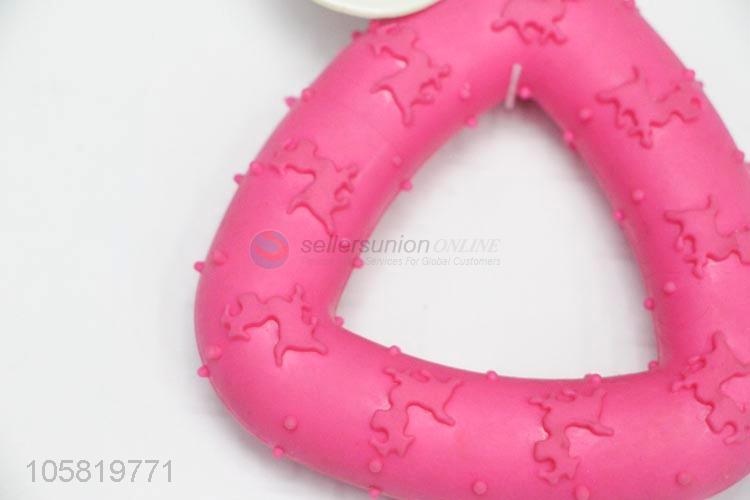 Simple Design Colorful Rubber Chew Toy For Pet