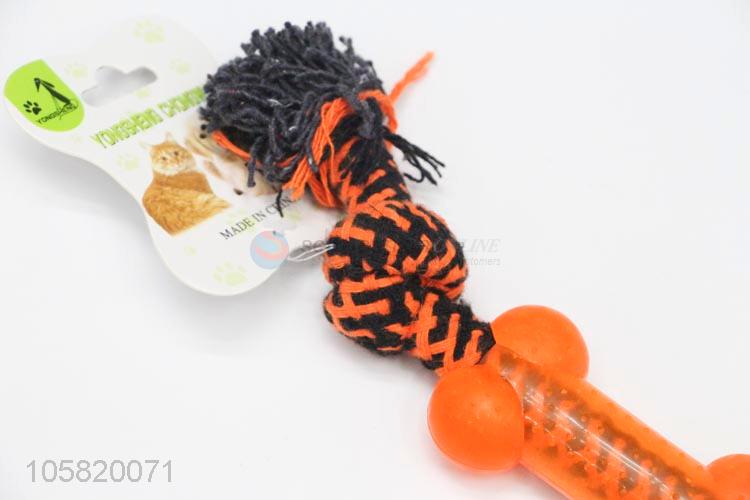 Wholesale Colorful Pet Chew Toy Dog Cotton Rope Toy
